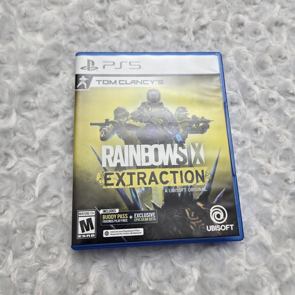 Tom Clancy's Rainbow Six Extraction Ubisoft Sony PlayStation 5 Video Game 5 Disc